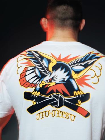MANTO X PANKU EAGLE tshirt- WHITE